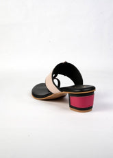 Urban Pop - Bold color  Block Heel Kolhapuri